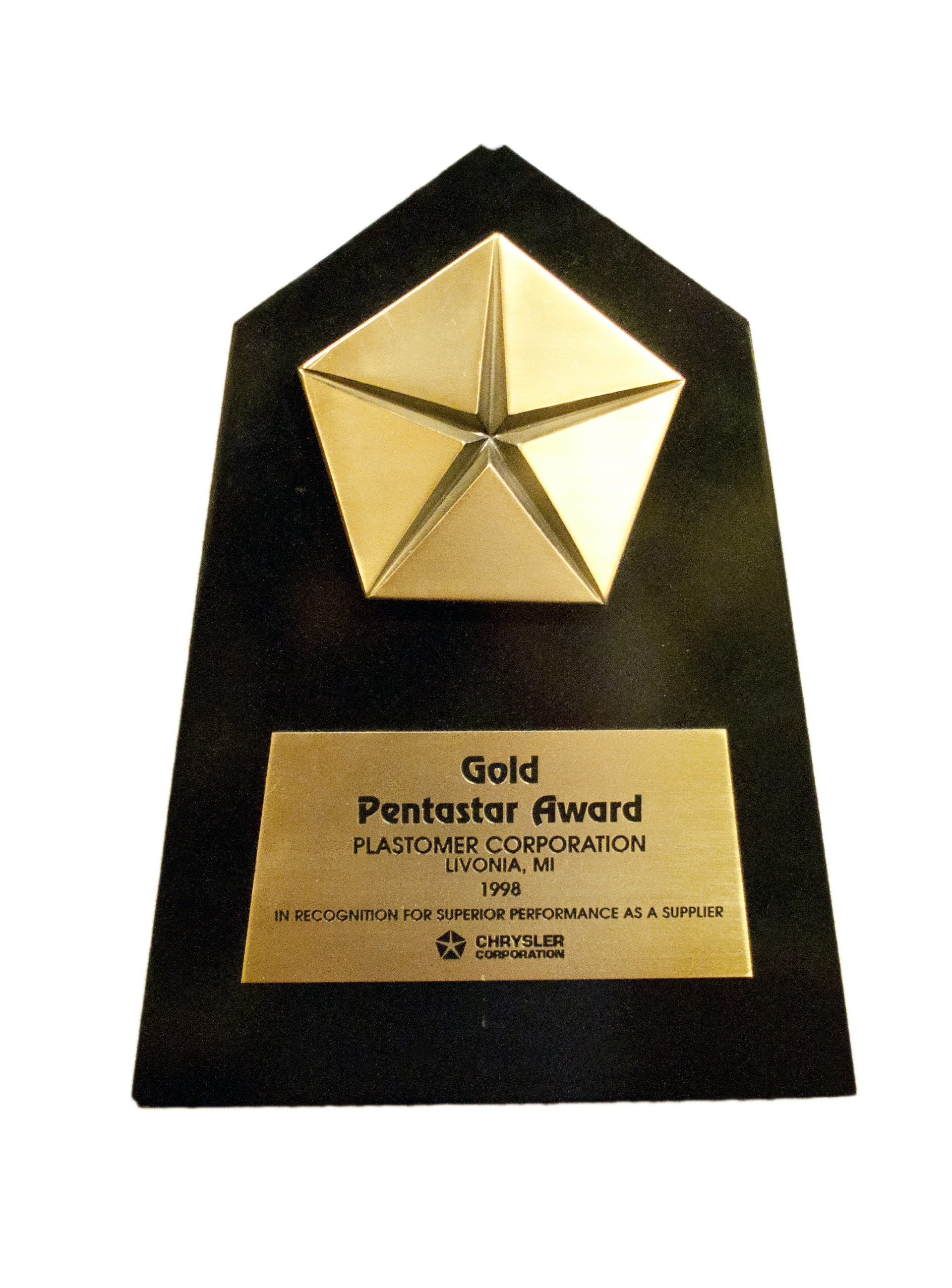 Chrysler Gold Star Award